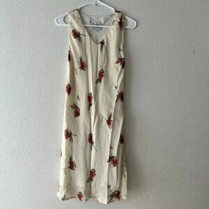 Vintage Lapis Los Angeles Floral Dress Size Medium Fairy Feminine